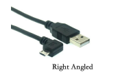 Кабель USB Type A на Micro USB угол вправо 0,5 м