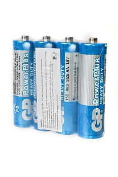 Батарейка (элемент питания) GP PowerPlus Heavy Duty 15C/R06 R6 SR4, в упак 40 шт, 1 штука